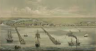 Indianola harbor from sea